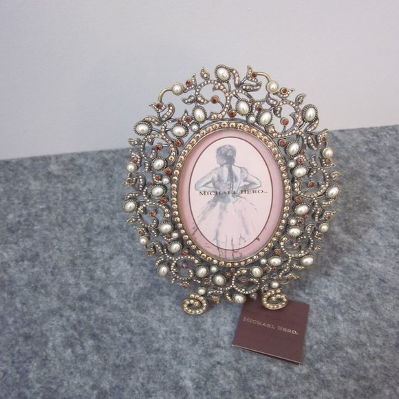 MIchael Hero Accents Michael Hero Victorian Lace Oval Topaz Frame Poshmark